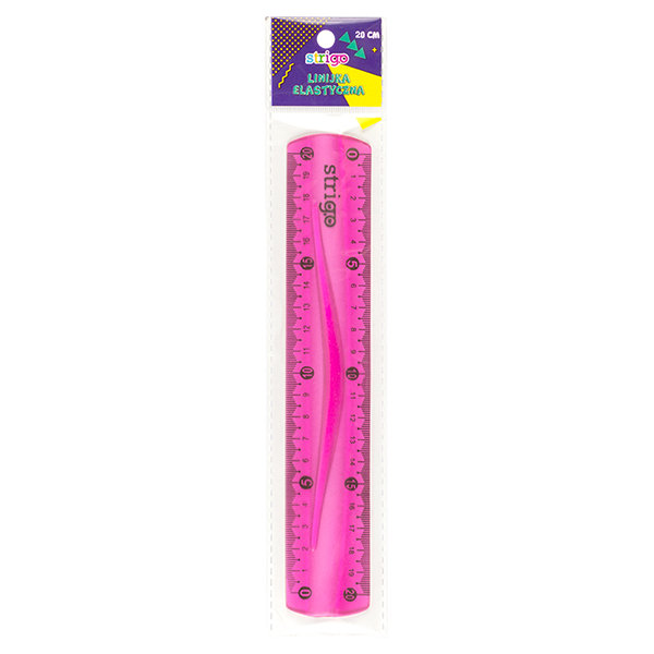 Pukka Pad Linijka Elastyczna 20 cm Rozowa