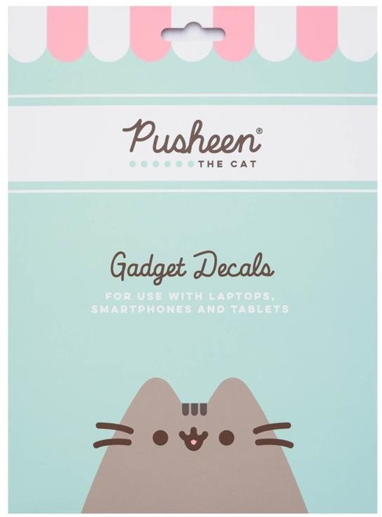Pusheen Pusheen - Zestaw 16 naklejek na laptopa / smartfona z kolekcji Foodie GDGE010