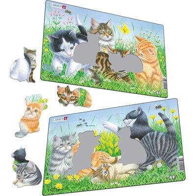 Puzzle 10 el. Słodkie kociaki Larsen
