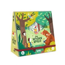 Puzzle Drewniana układanka Las Mój Drewniany Świat Toyki