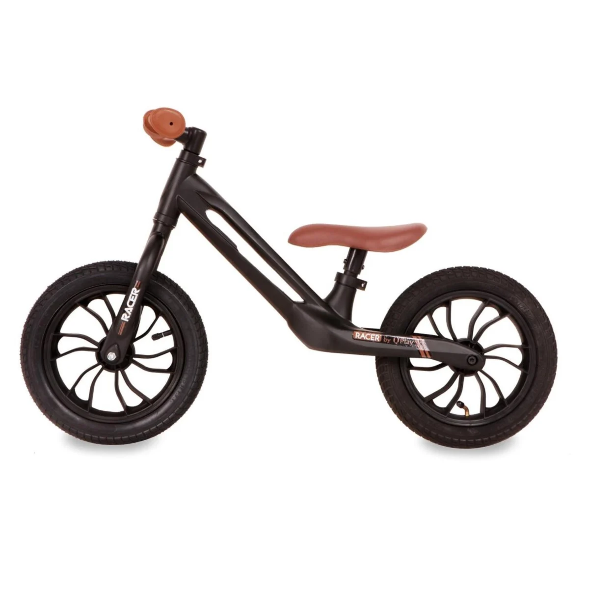 Qplay Rowerek Biegowy Racer Black/brown