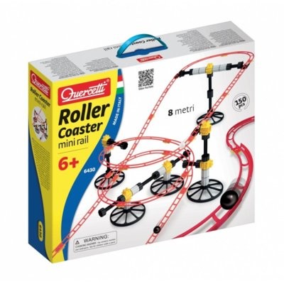 Quercetti Skyrail Roller Coaster Tor z kulkami