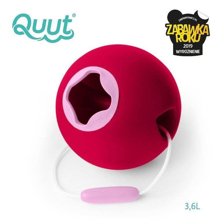 Quut Wiaderko do wody i piasku Ballo Cherry Red