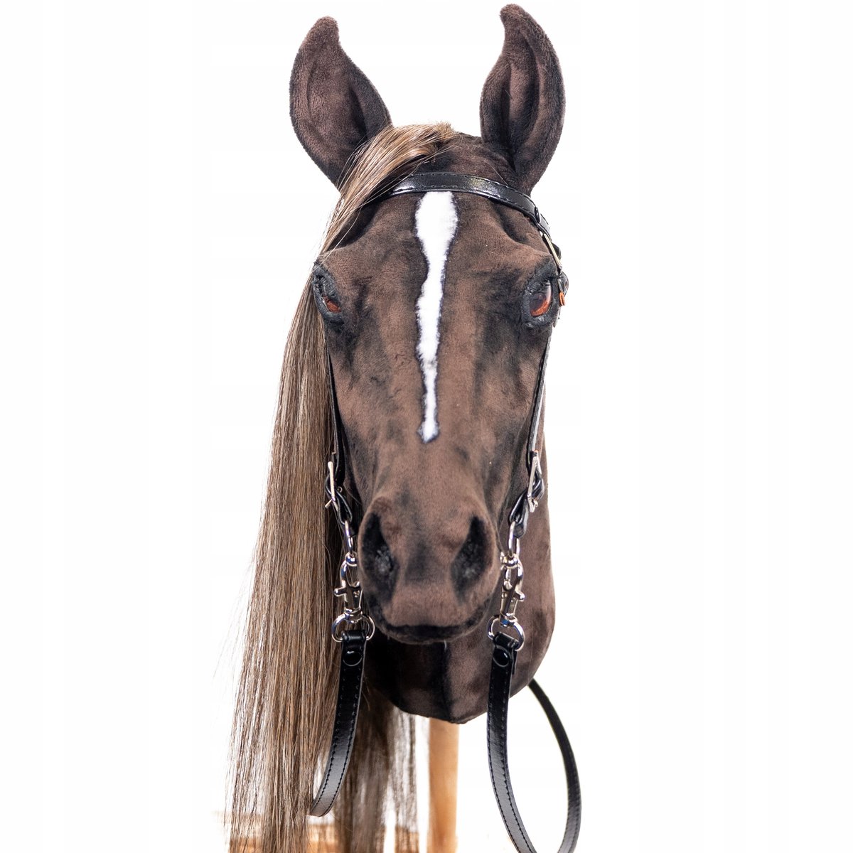 REALISTYCZNY KONIK HOBBY HORSE – CIEMNY KASZTAN A3