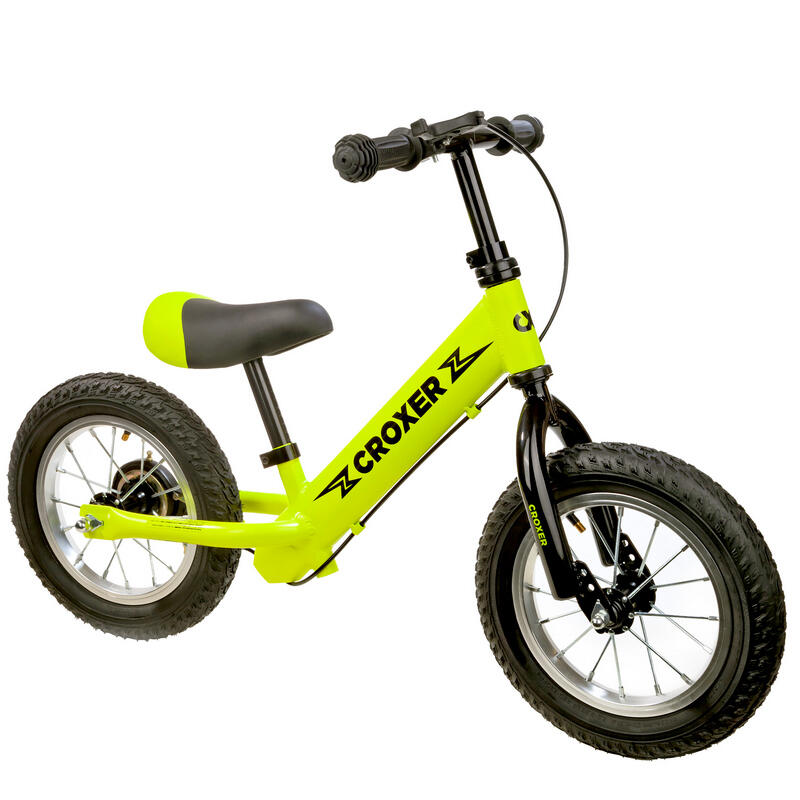 Rowerek biegowy Croxer Leox Lime z hamulcem