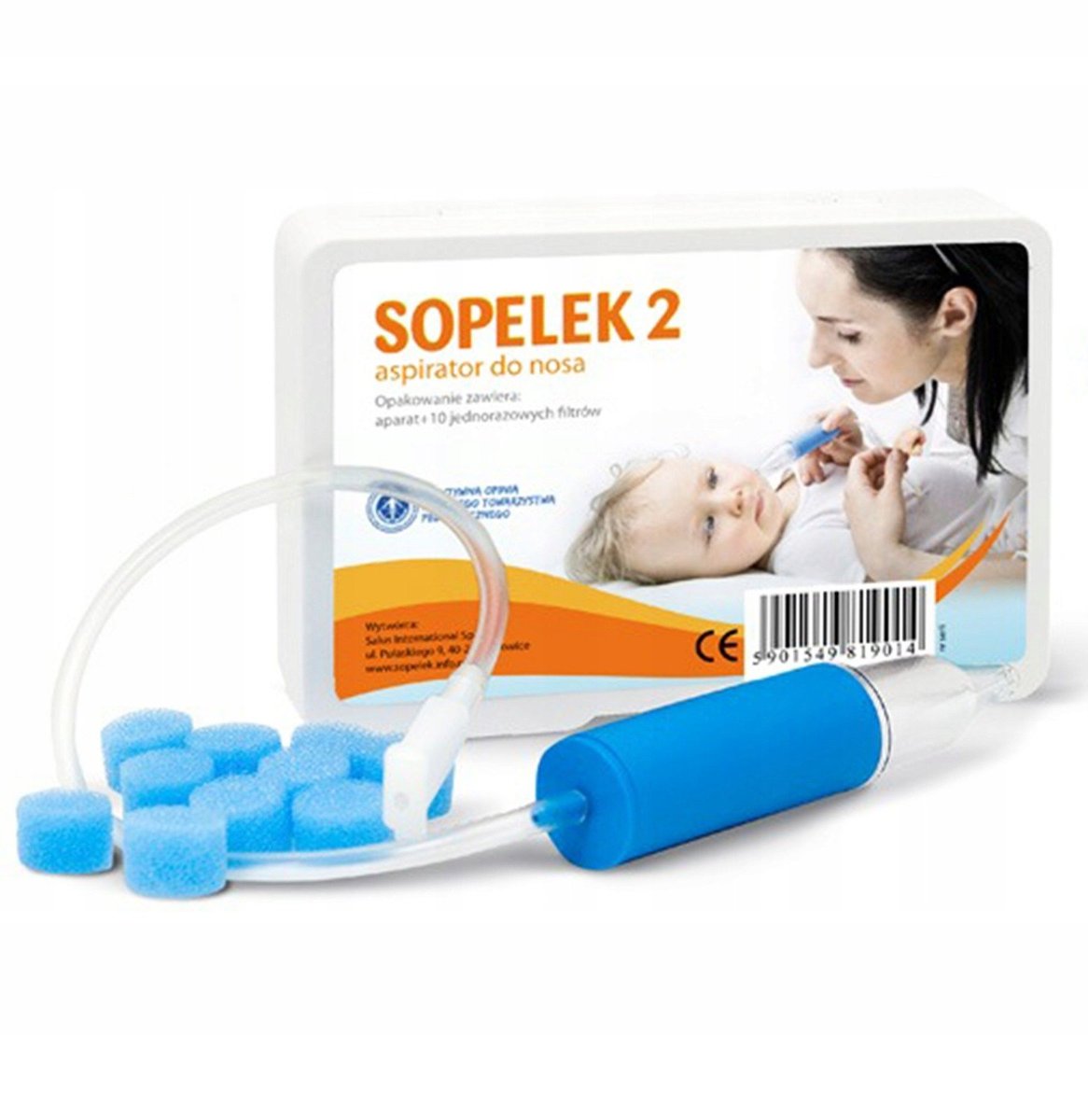 SALUS INTERN Sopelek 2 aspirator wydzieliny do nosa