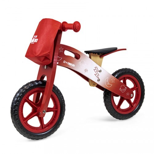 Sapphire Kids Rowerek biegowy Sapphire Kids Loopy drewniany czerwony ROWEREK_LOOPY_CZERWONY