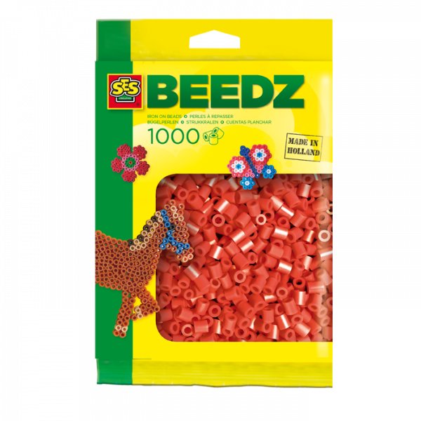 Ses CREATIVE KORALIKI 1000 SZT CZERWONE 00702