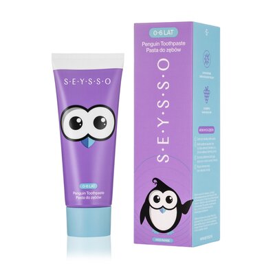 Seysso Kids Penguin Pasta do zębów dla dzieci 0-6 lat