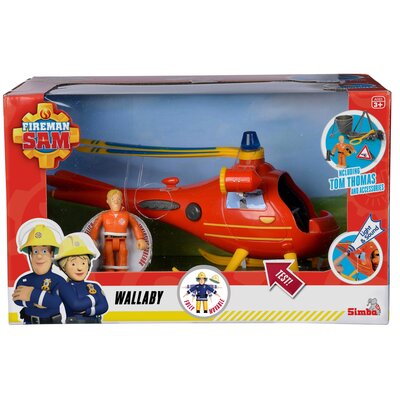 SIMBA Strażak Sam Helikopter Wallaby z figurką 925-2510