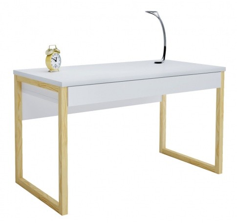 Skandynawskie biurko drewniane 100 cm Z7-W79