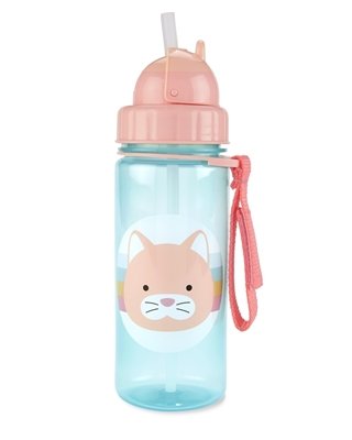 Skip Hop bidon ze słomką KOT 390ml.