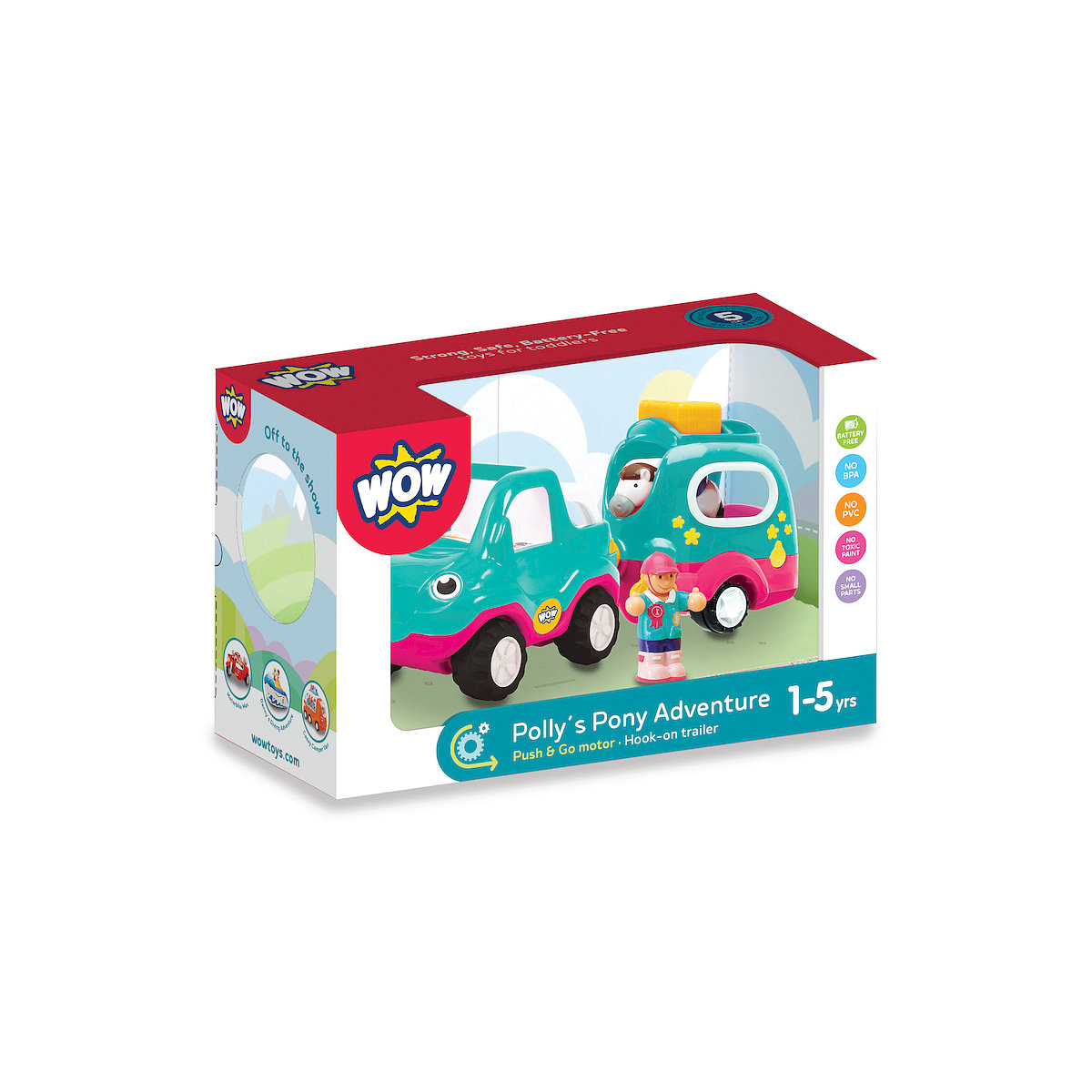 Smily Auto Polly Z Przyczepą Dla Kucyka 5033491103498