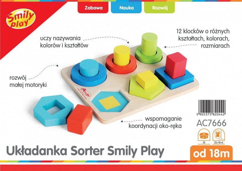 Smily Układanka Sorter