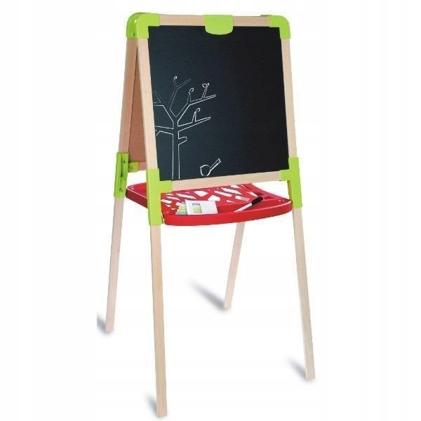 SMOBY 28015 Tablica drewniana z przybornikiem magnesowo-kredowa