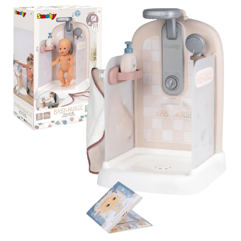 Smoby Baby Nurse Prysznic Zestaw Dla Lalek Z Akcesoriami