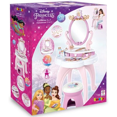 Smoby Disney Princess Toaletka 2w1 + 10 akcesoriów