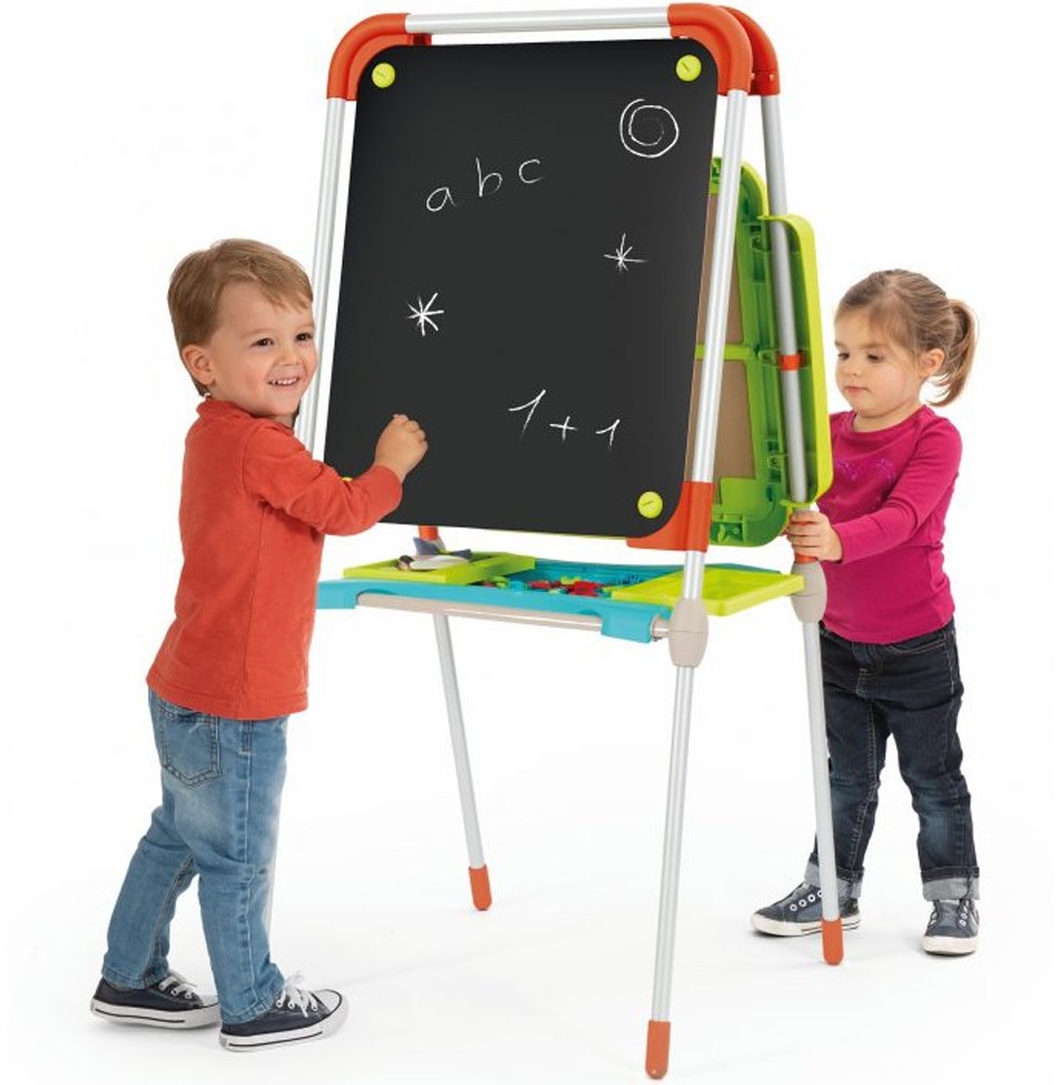 Smoby Dwustronna Tablica Magnetyczna 2w1 Kredowa 80 akc. 410205