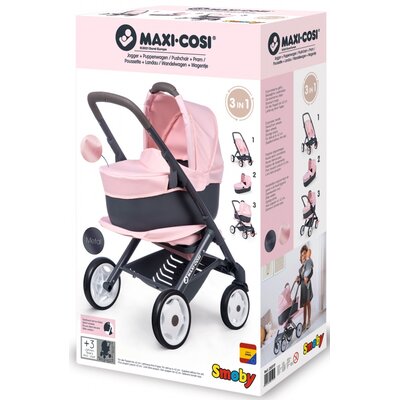 Smoby Lumarko Wózek Dla Lalek Maxi Cosi Quinny 3w1 Wózek Głęboki Gondola Spacerówka! 253117 Lek