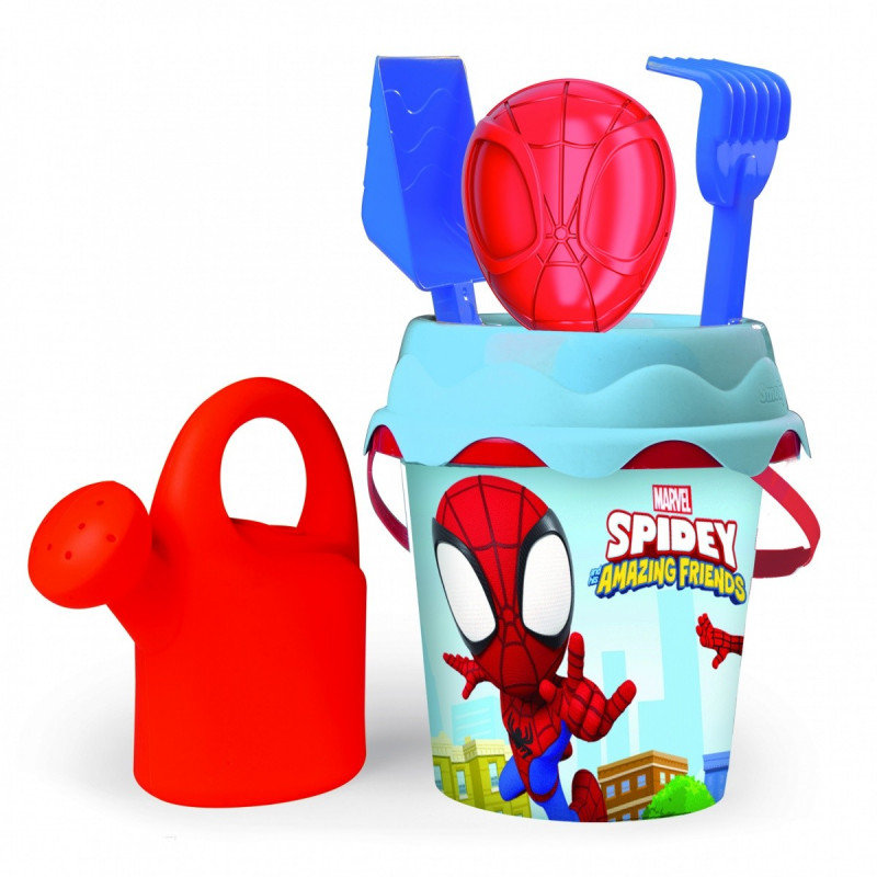 Smoby, Spidey, Wiaderko z akcesoriami 17 cm
