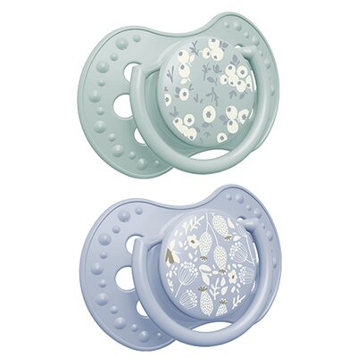 Smoczek LOVI Blossom Blue 22/921Boy 0-3 m (2 sztuki)