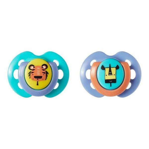 Smoczki Tommee Tippee Fun Style 0-6M Fiolet-Turkusowy