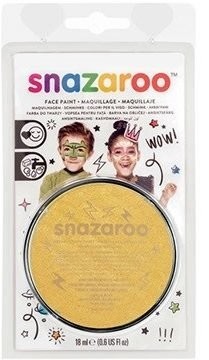 Snazaroo Farba do twarzy i ciała 18ml metal.złota