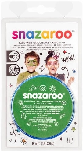 Snazaroo Farba do twarzy i ciała 18ml trawiasto zielona