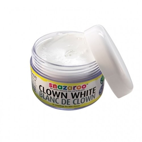Snazaroo Farba do twarzy i ciała słoik 50ML CLOWN WHITE