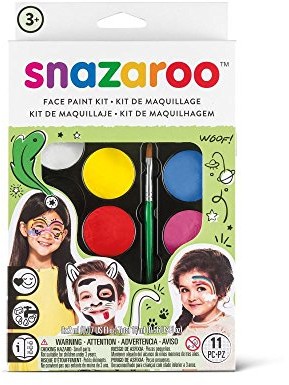 Snazaroo Schminkfarben impregnowanych zestaw sprytne na imprezę, paleta "z 2 pędzel 1172005