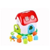 Sorter kształtów domek edukacyjny z kluczami Technok 6719