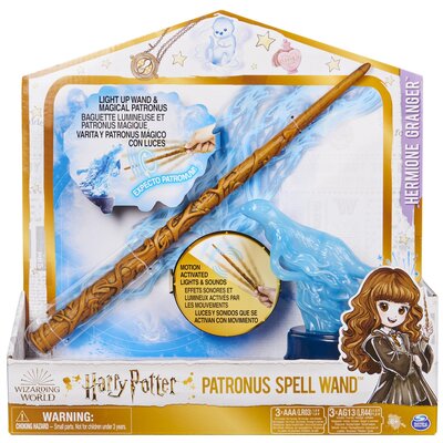 Spin Master, Zestaw figurek, Wizarding World Harry Potter, Różdżka Hermiony z figurką Patronusa