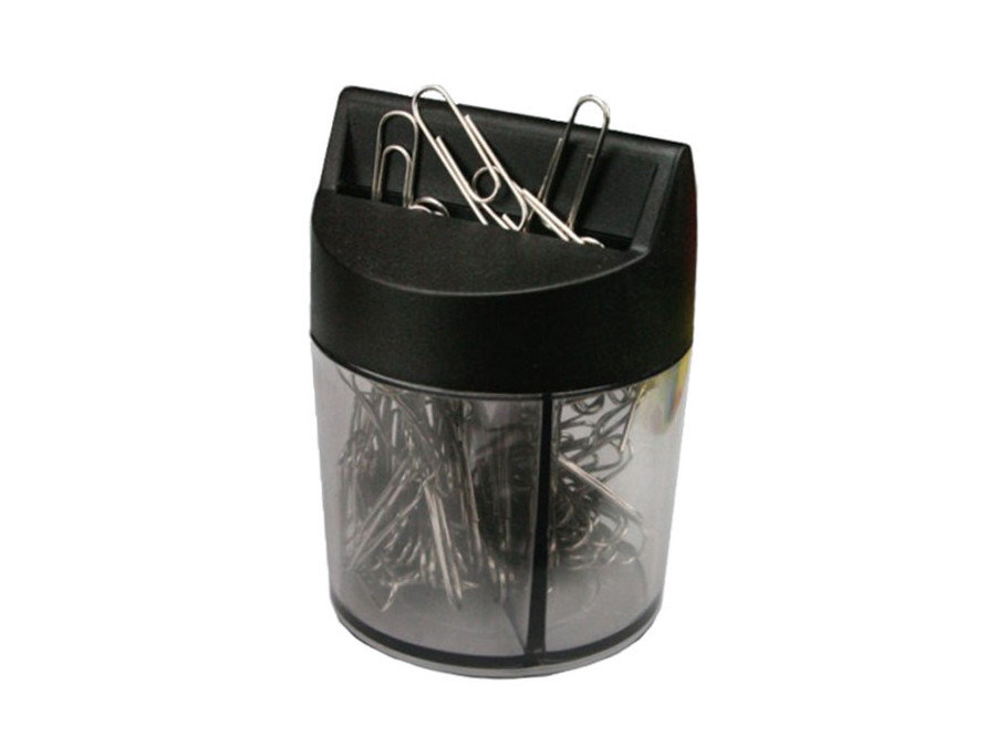 Spinacze 28mm srebrne pudełko magnetyczne 100 sztuk