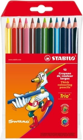 Stabilo KREDKI TRIO 12 SZT. 203/12-02