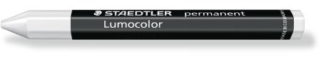 Staedtler 236  0 omnigraph Permanent etui na kredę uniwersalny wodoodporny, 12 sztuk w kartonie, biały 236-0