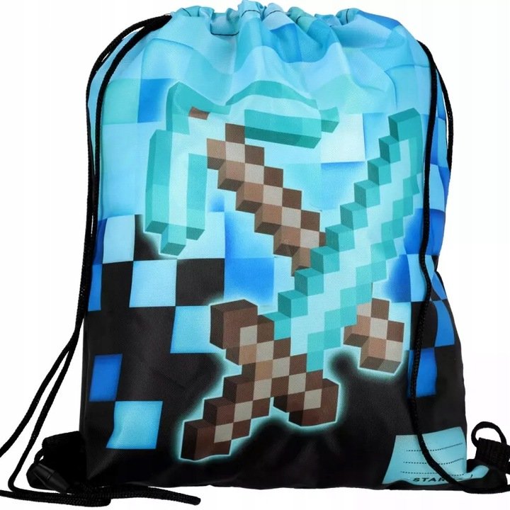 Starpak Worek Szkolny na Obuwie Pixel Blue 552613