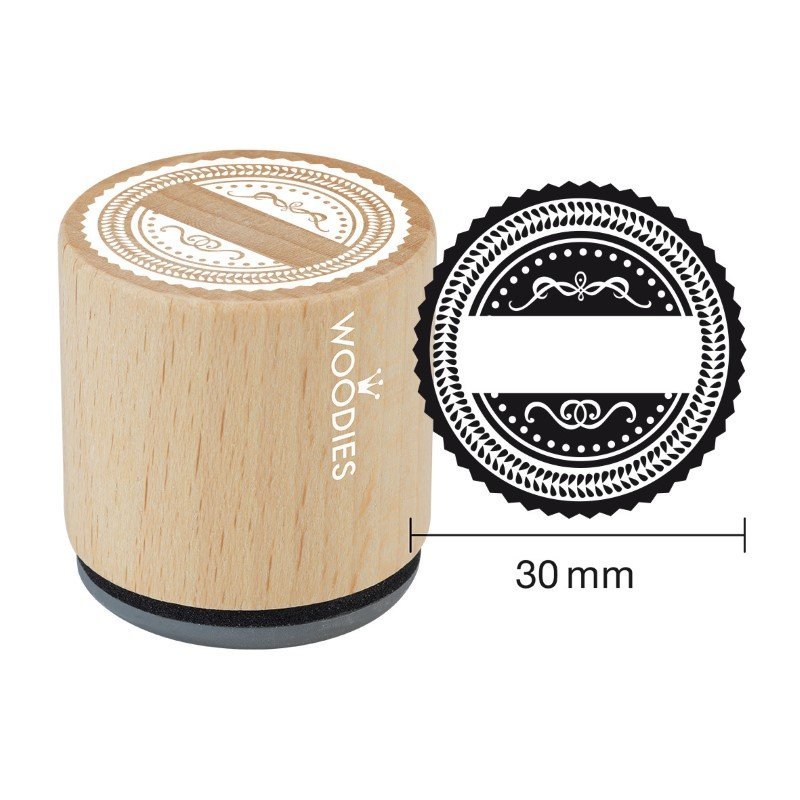 Stempel PIECZĄTKA drewniana WOODIES Ex libris