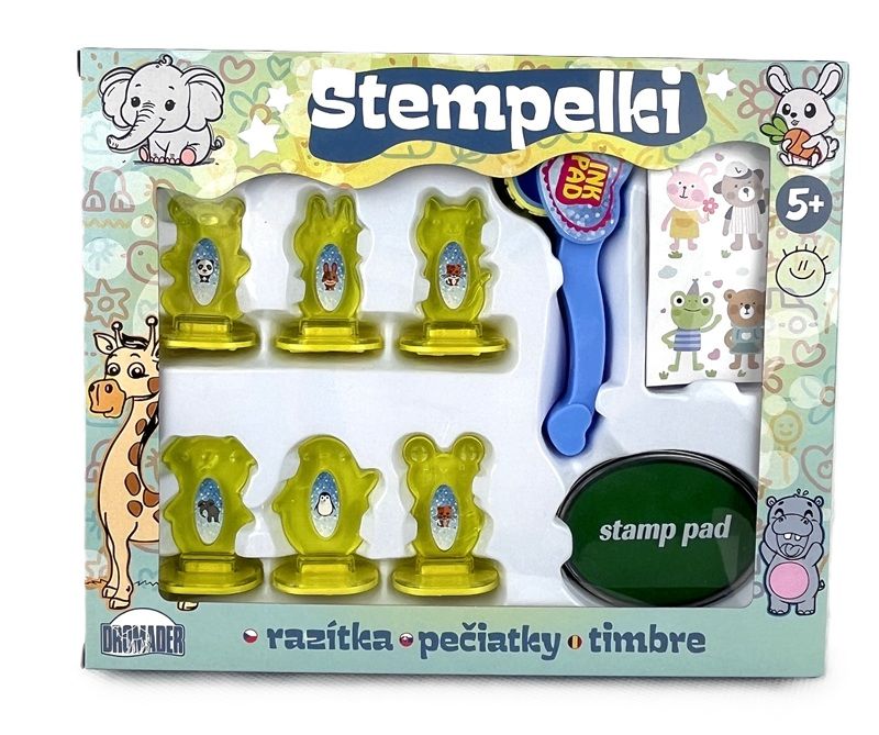 Stempelki w pudełku - zabawka