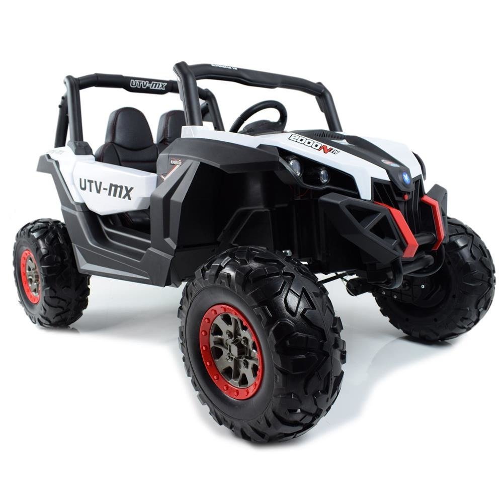 Super Toys MEGA AUTO BUGGI 4X4 PANEL MP4 MIĘKKIE KOŁA EVA MIĘKKIE SIEDZENIE FULL OPCJA 2X 12V/XMX603 uniwersalny 299491-uniw