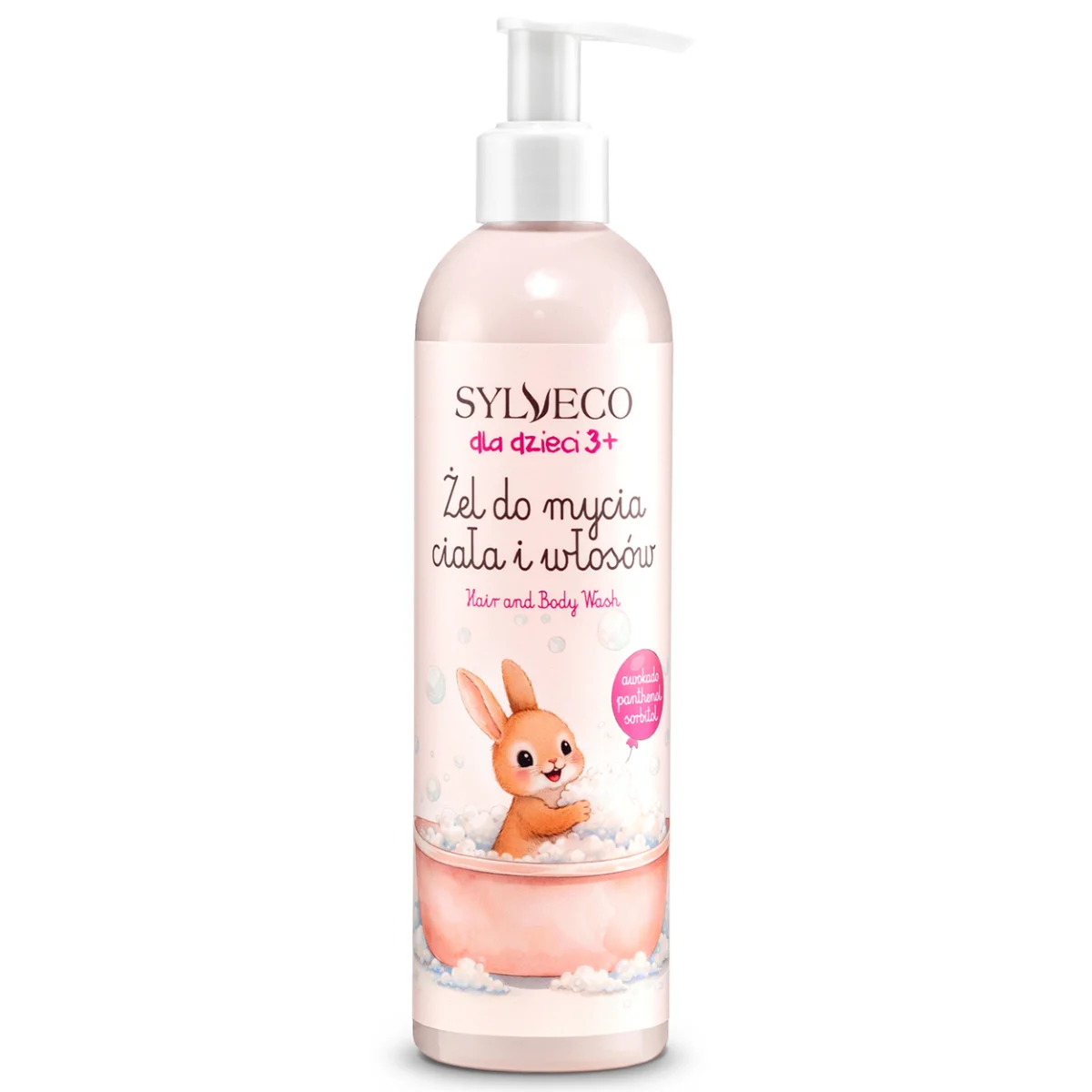 Sylveco Dla Dzieci, żel do mycia ciała i włosów, arbuzowy, od 3 lat, 300 ml