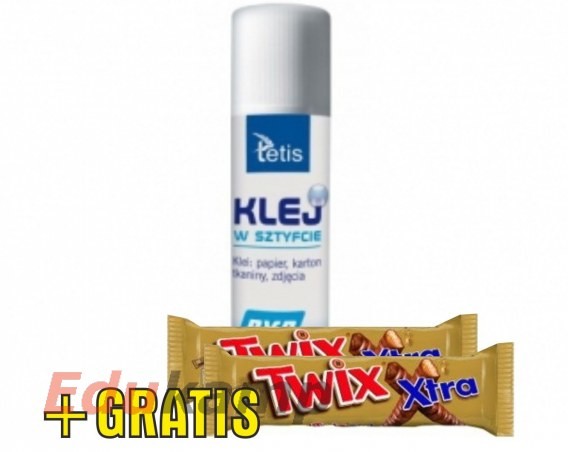 Tetis Klej w sztyfcie typu PVP bezbarwny 21g AA863TET