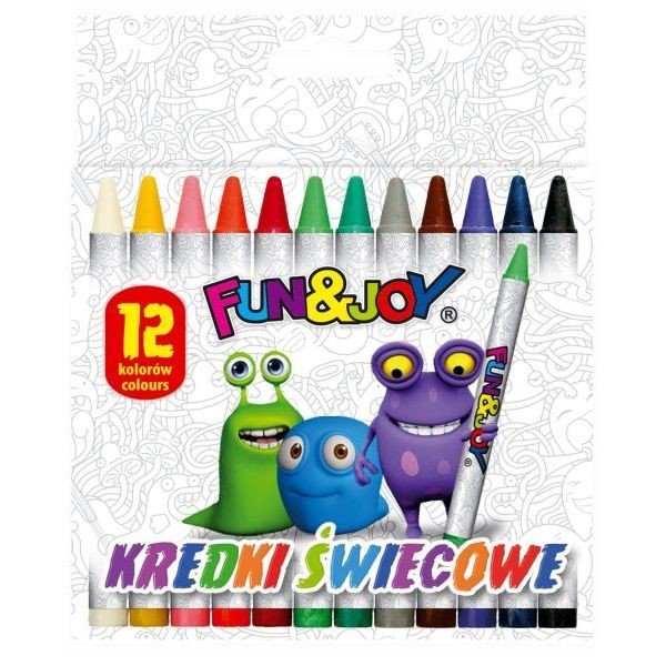 Titanum Kredki świecowe Fun&Joy 12 kolorów
