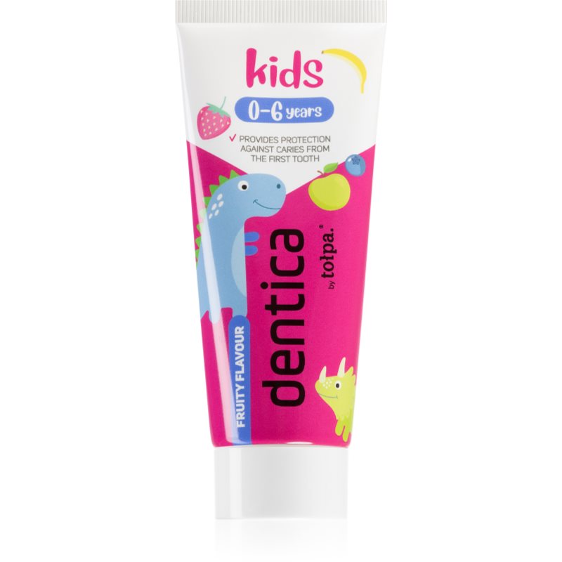 Tołpa TORF CORPORATION Dentica by Kids pasta do zębów dla dzieci 0-6 o smaku owocowym 50 ml