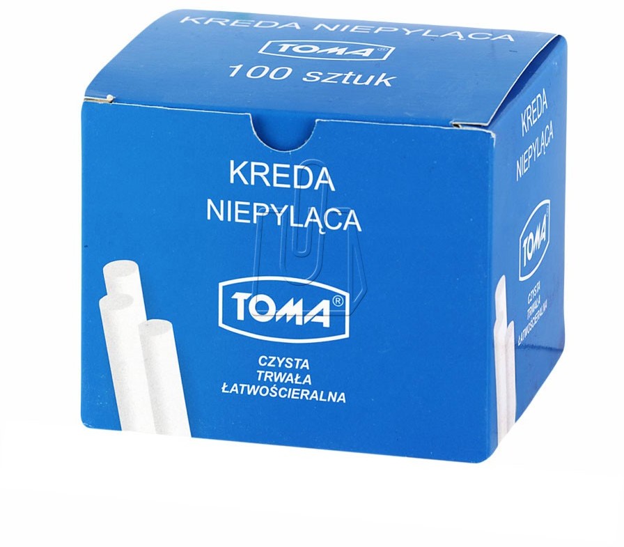 Toma Kreda biała okrągła 100 sztuk