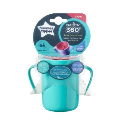 Tommee Tippee Kubek Easiflow 360 stopni 200 ml 6m+ zielony