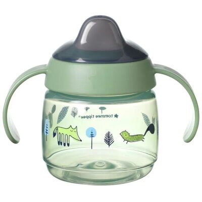Tommee Tippee Kubek niekapek Superstar 190ml 4m+ Green Raty 10x0% do 15.04.2022!