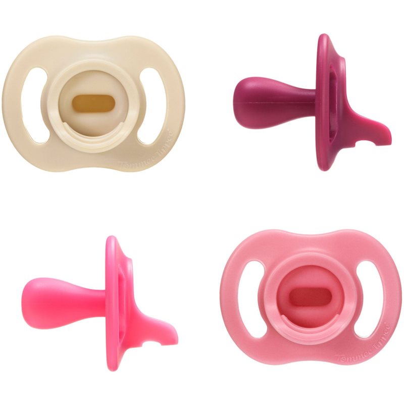 Tommee Tippee Ultra Light Stay Put 6-18 m smoczek Girl 4 szt.