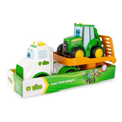 Tomy John Deere Laweta z Johnnym