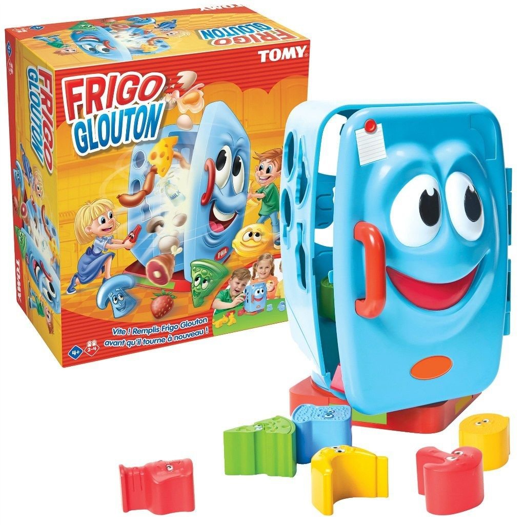 Tomy, zabawka Zakręcona lodówka z klockami Tomy