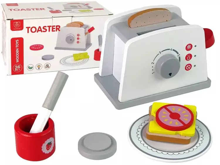 Toster drewniany - Leantoys